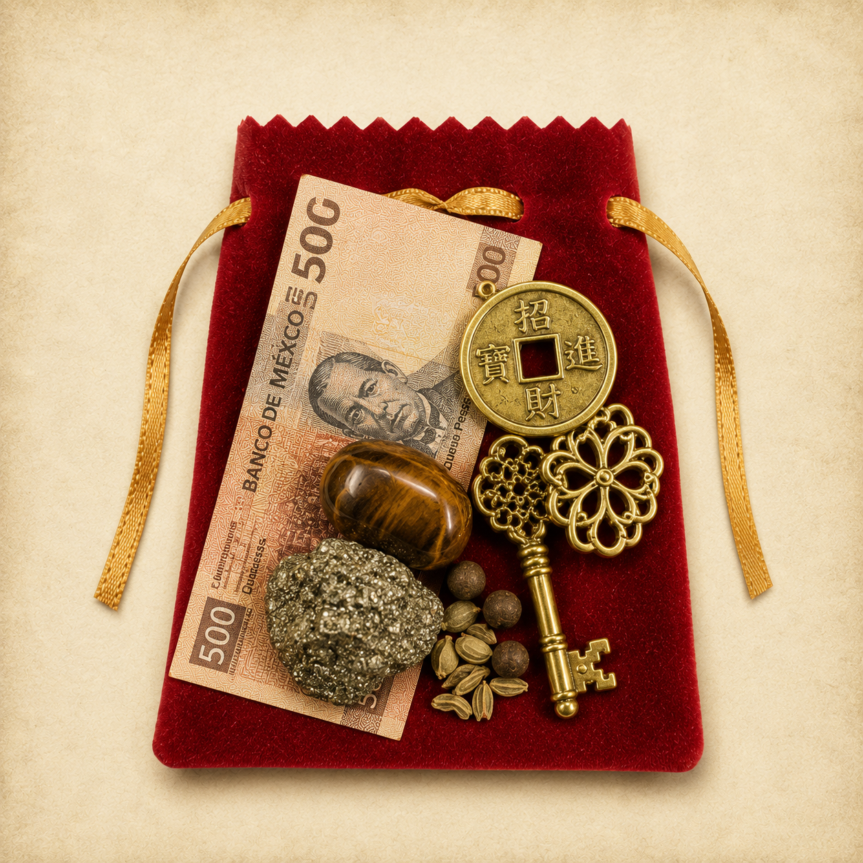 Amuleto Preparado para Dinero y Abundancia