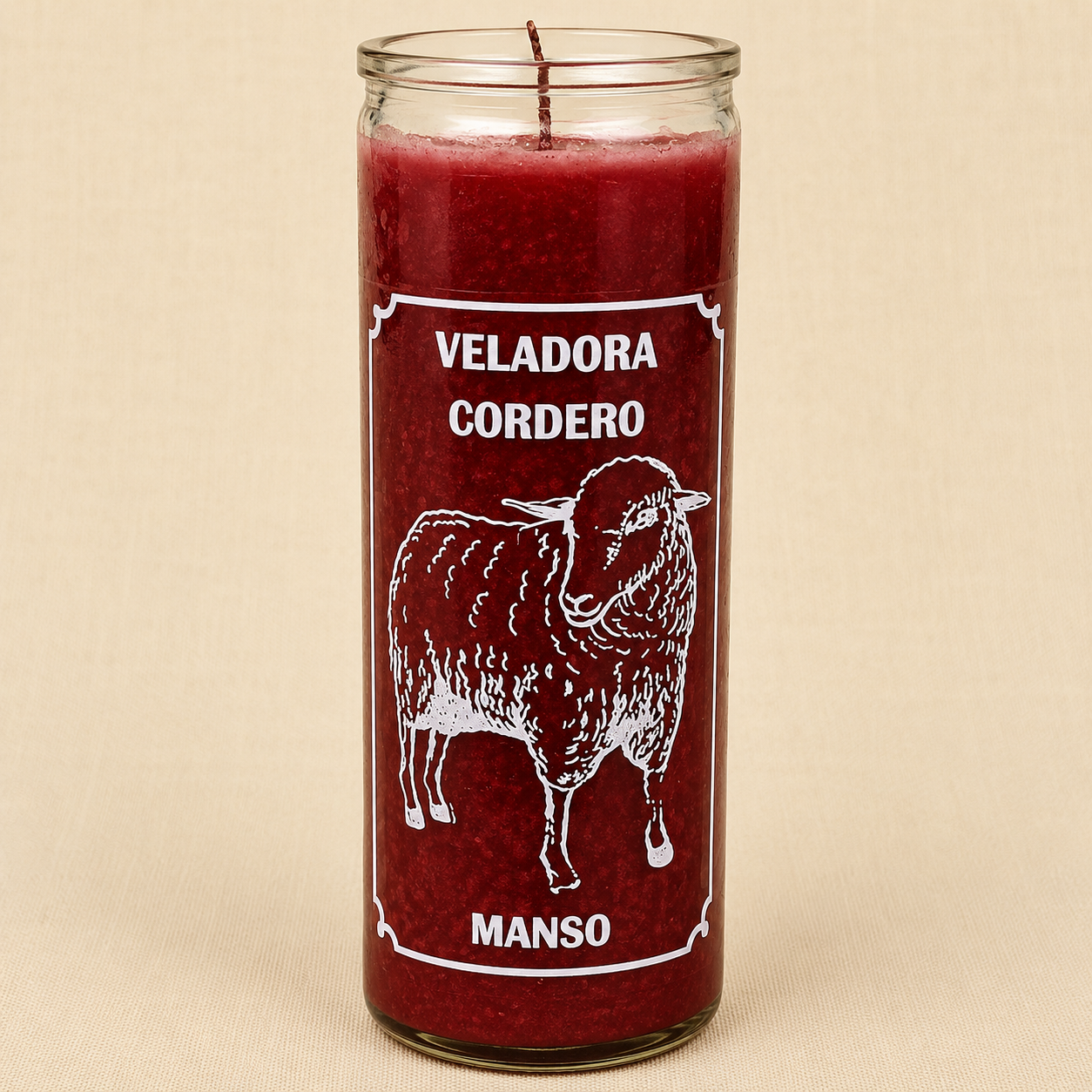🕯️ Veladora Cordero Manso (7 días)