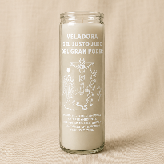 🕯️ Veladora Justo Juez (7 días)