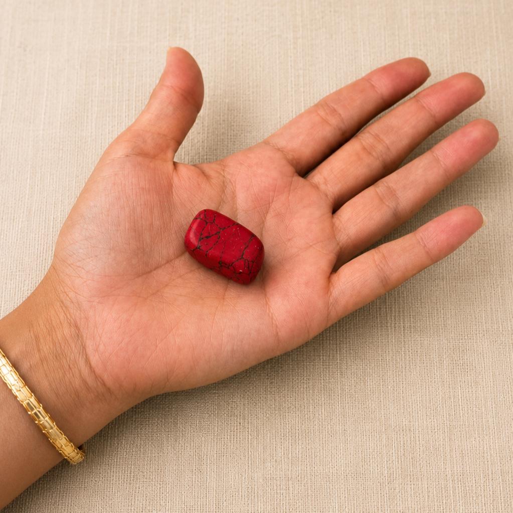 Piedra Turquesa Roja